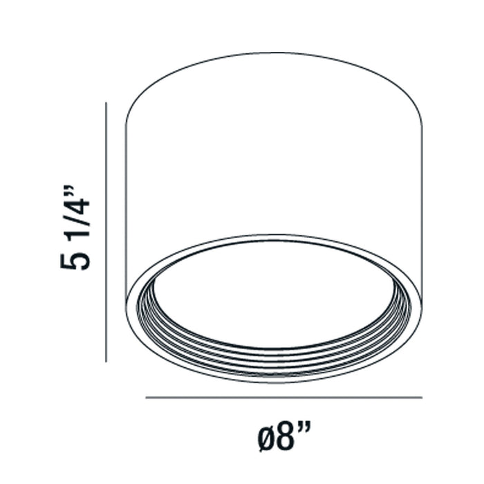 Eurofase 32684-018 LED Flush Mount, White
