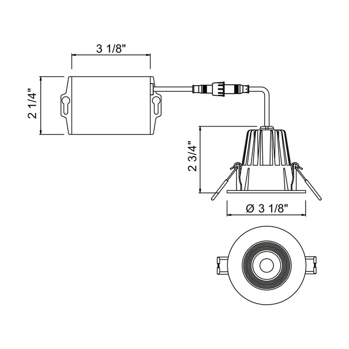 Eurofase 34890-40-01 LED Recessed, Black