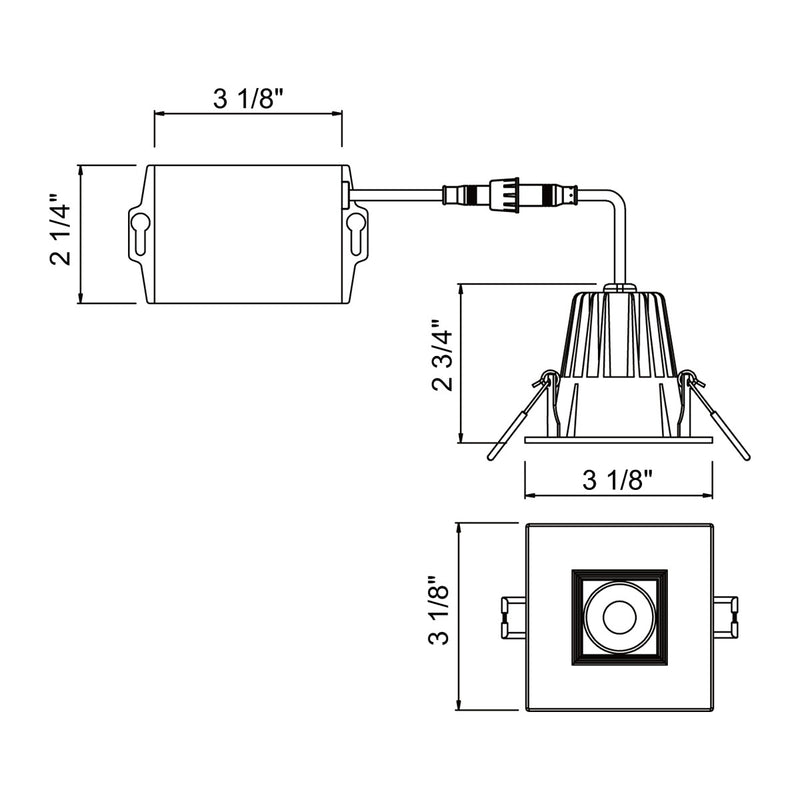 Eurofase 34891-40-01 LED Recessed, Black