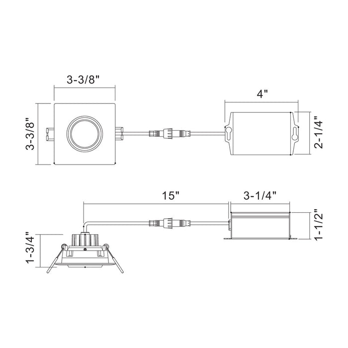 Eurofase 34892-40-01 LED Recessed, Black