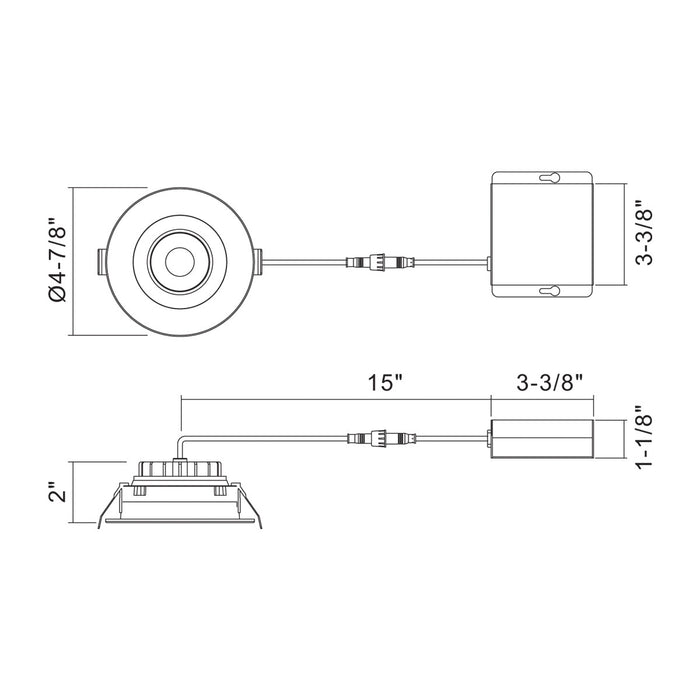 Eurofase 34896-40-01 LED Recessed, Black