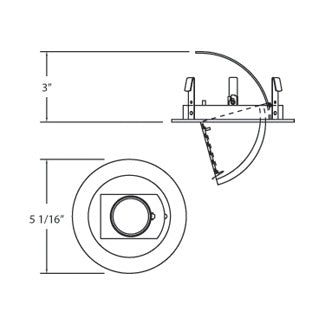 Eurofase R014-08 Retractable Elbow, Satin Copper