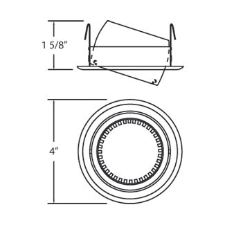 Eurofase TE04-04 Eyeball, Satin Nickel