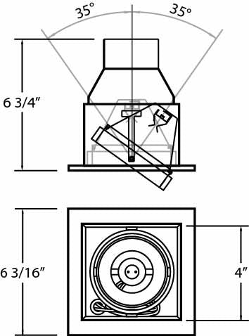 Eurofase TE111GU10-01 Recessed, Black