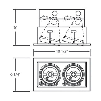 Eurofase TE162-0N Recessed, Platinum