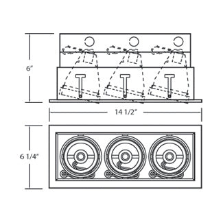 Eurofase TE163-0N Recessed, Platinum