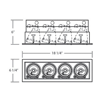 Eurofase TE164A-0N Recessed, Platinum