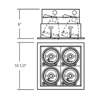 Eurofase TE164B-01 Recessed, Black