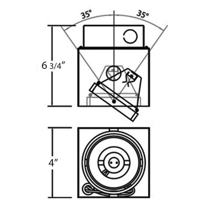Eurofase TE211GU10-01 Recessed, Black