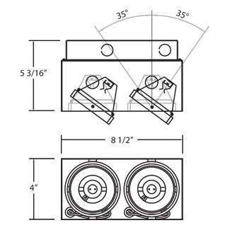 Eurofase TE212GU10-02 Recessed, White