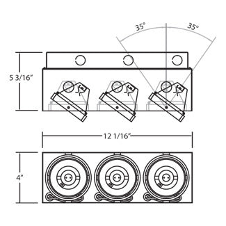 Eurofase TE213GU10-02 Recessed, White