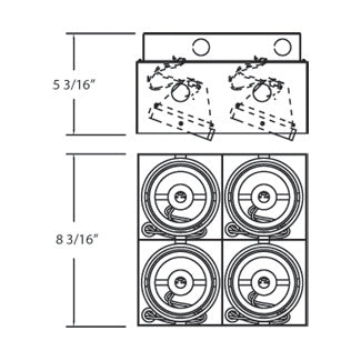 Eurofase TE214BTR-01 Recessed, Black