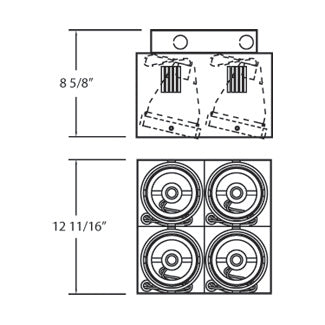 Eurofase TE224B-01 Recessed, Black