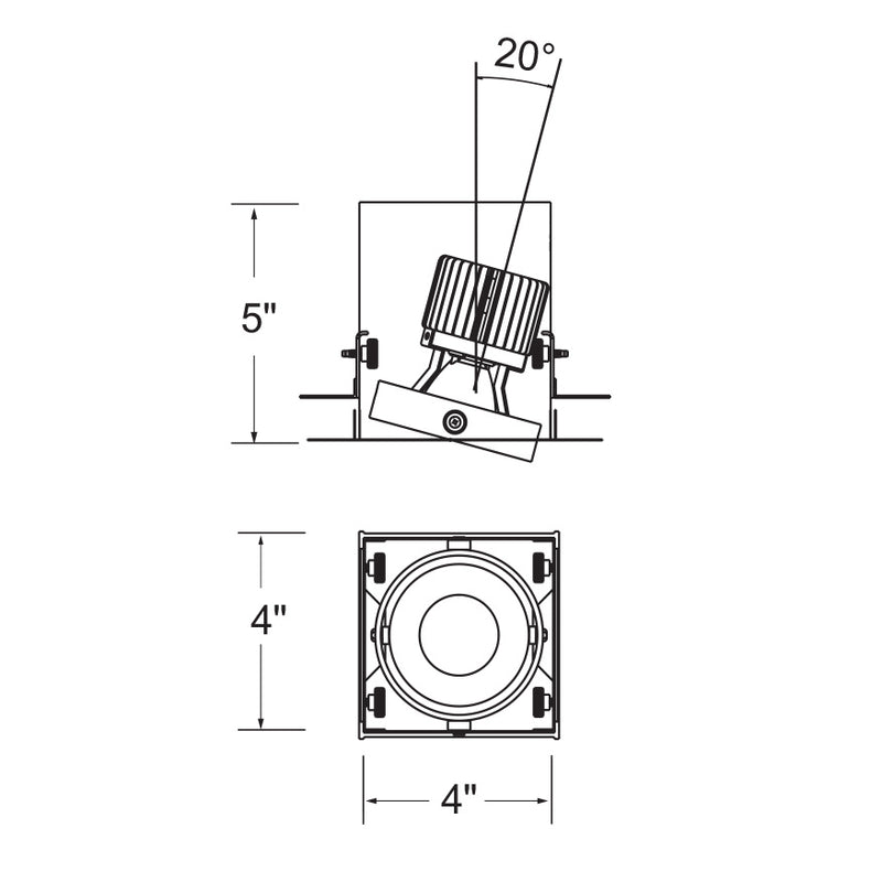 Eurofase TE611LED-40-4-02 LED Recessed, White