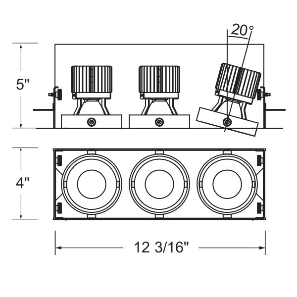 Eurofase TE613LED-35-4-02 LED Recessed, White