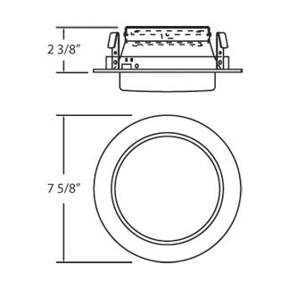 Eurofase TR-A601-57 Shower,Drop Glass, White