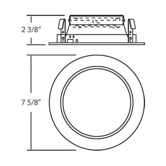 Eurofase TR-A602-57 Albalite Showr, White