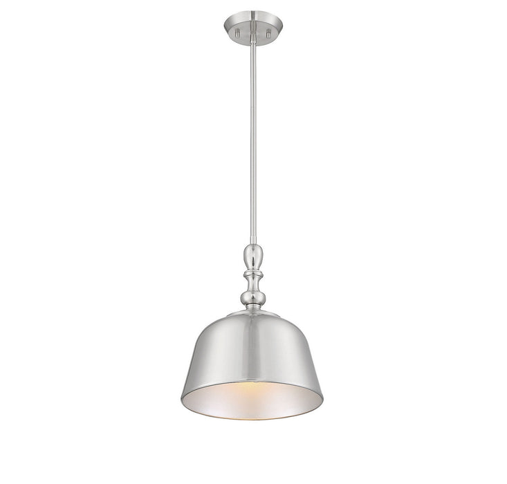 Savoy House 7-3751-1-SN One Light Pendant, Satin Nickel