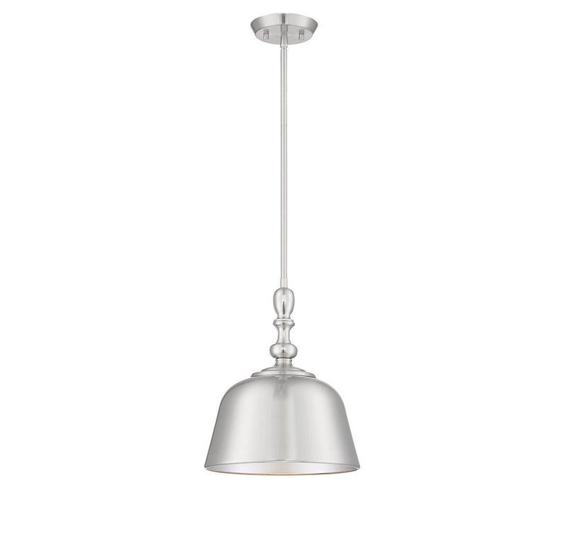 Savoy House 7-3751-1-SN One Light Pendant, Satin Nickel