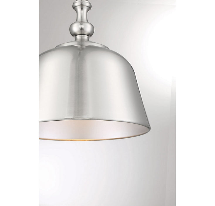 Savoy House 7-3751-1-SN One Light Pendant, Satin Nickel