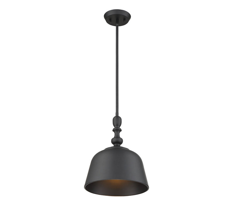 Savoy House 7-3751-1-89 One Light Pendant, Matte Black
