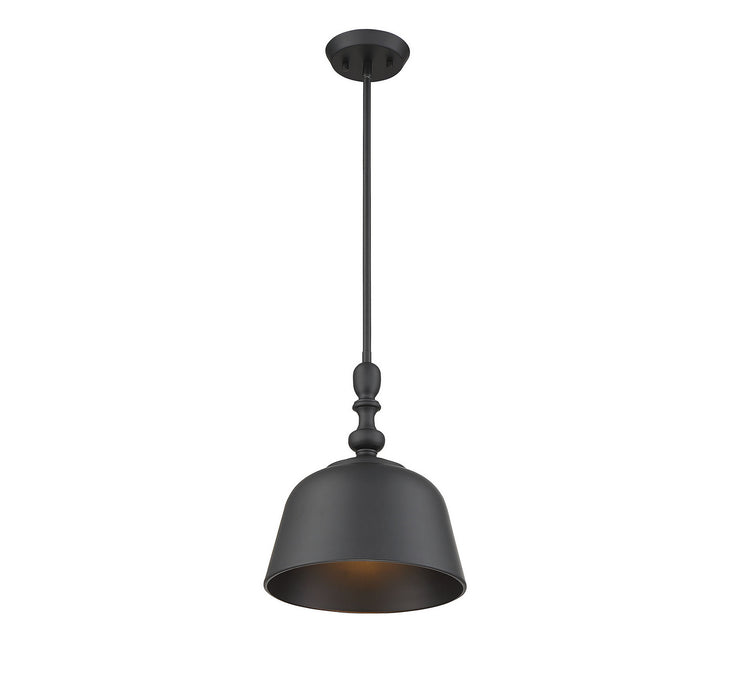 Savoy House 7-3751-1-89 One Light Pendant, Matte Black
