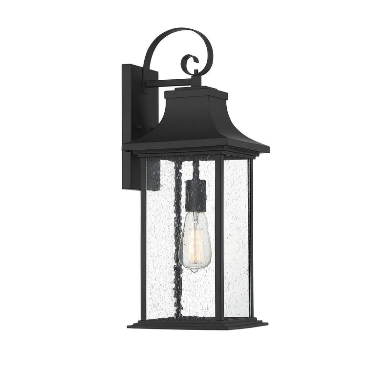 Savoy House 5-451-BK One Light Wall Sconce, Matte Black