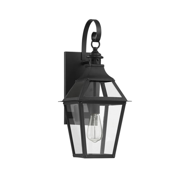 Savoy House 5-721-153 One Light Wall Sconce, Black with Gold Highlights