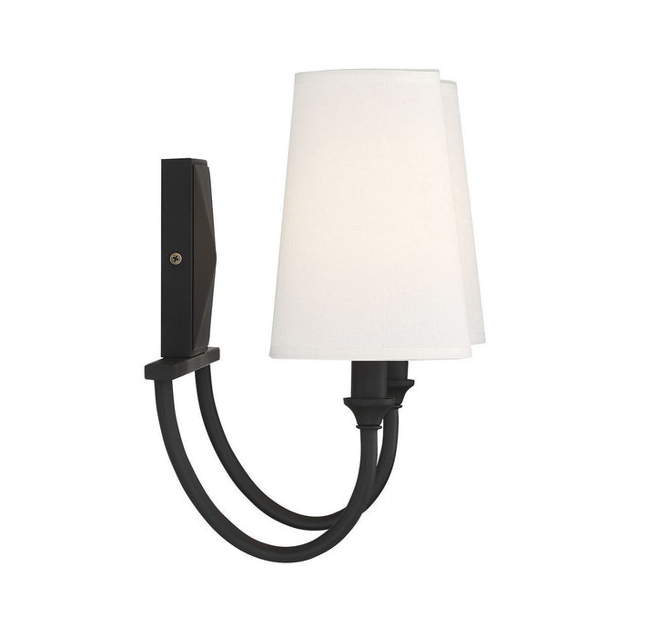 Savoy House 8-2542-2-89 Two Light Bath Bar, Matte Black