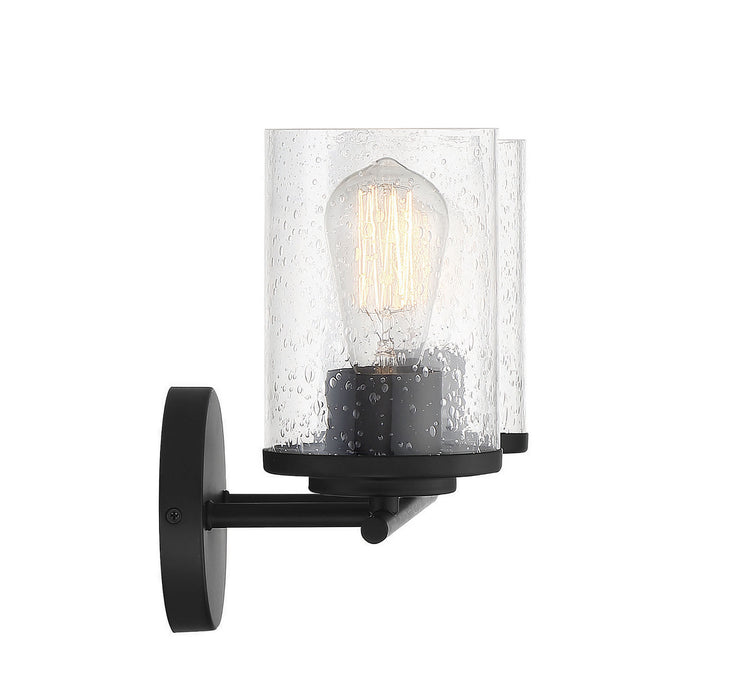 Savoy House 8-8020-2-BK Two Light Bath Bar, Matte Black