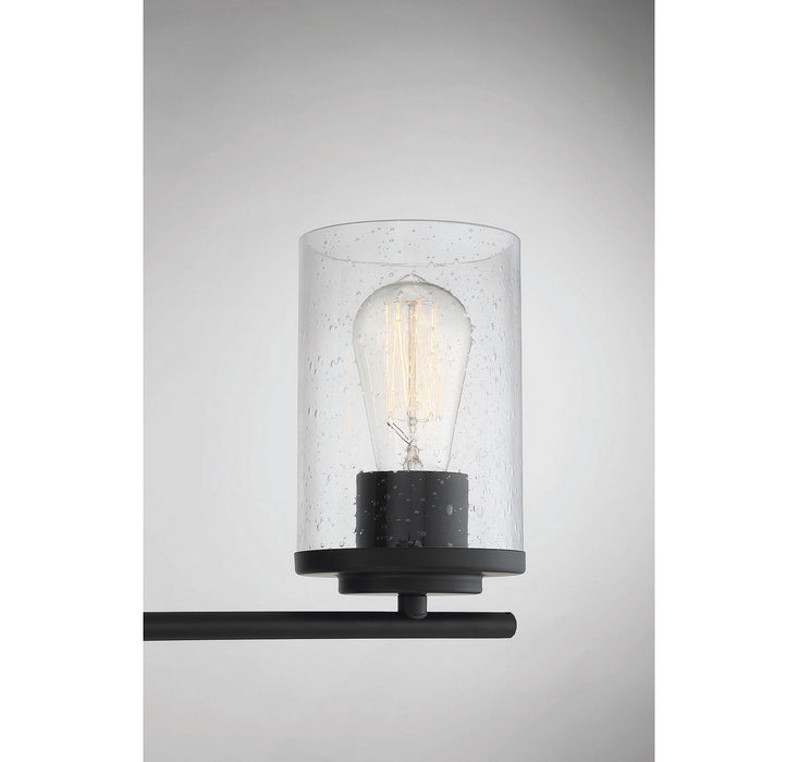 Savoy House 8-8020-3-BK Three Light Bath Bar, Matte Black