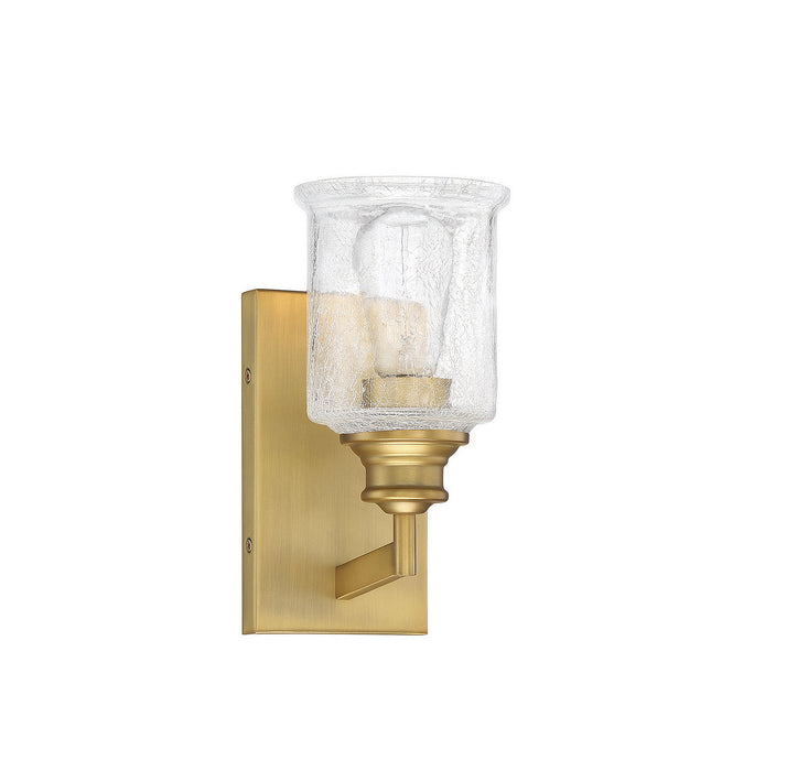 Savoy House 9-1972-1-322 One Light Bath, Warm Brass