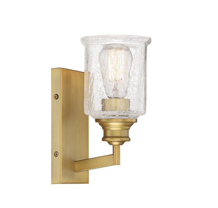 Savoy House 9-1972-1-322 One Light Bath, Warm Brass