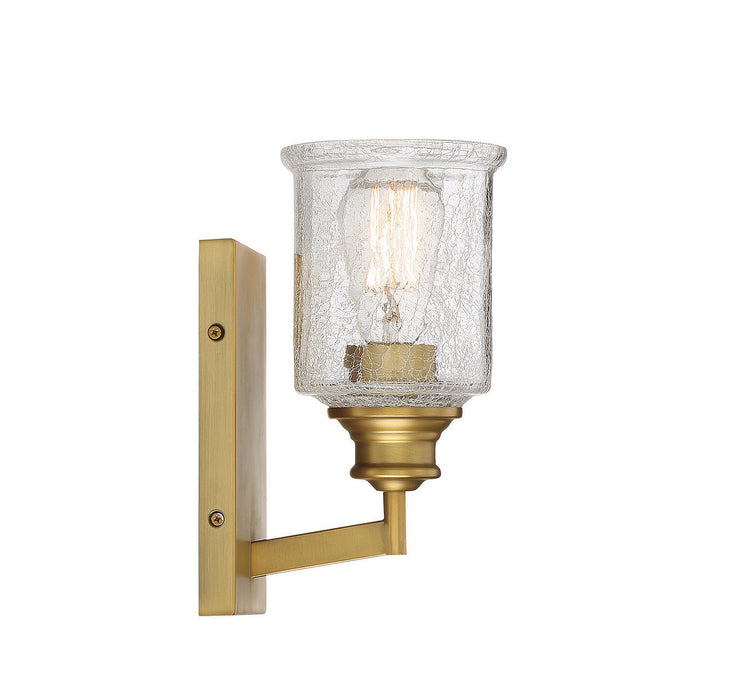 Savoy House 9-1972-1-322 One Light Bath, Warm Brass