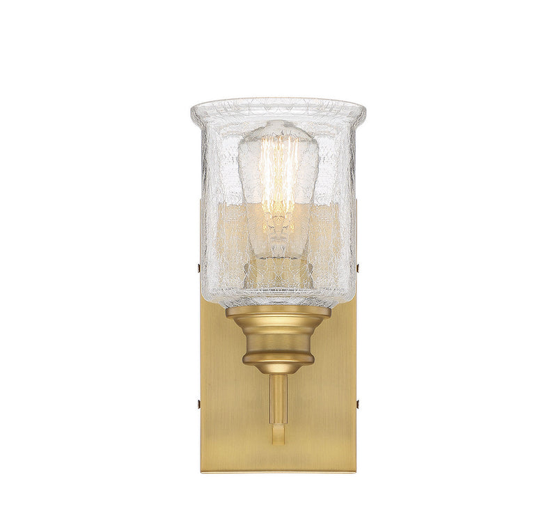 Savoy House 9-1972-1-322 One Light Bath, Warm Brass