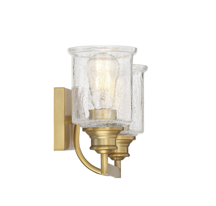 Savoy House 8-1972-2-322 Two Light Bath Bar, Warm Brass