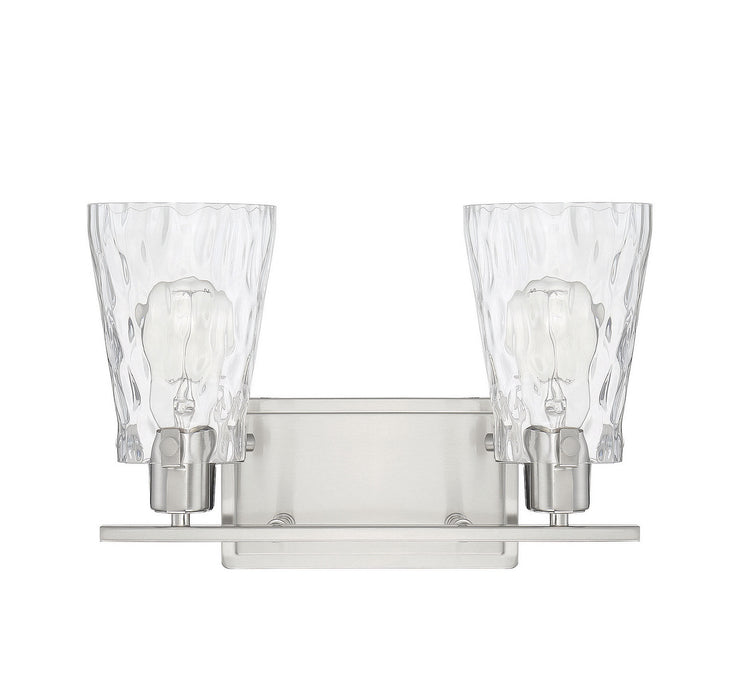 Savoy House 8-4508-2-SN Two Light Bath Bar, Satin Nickel