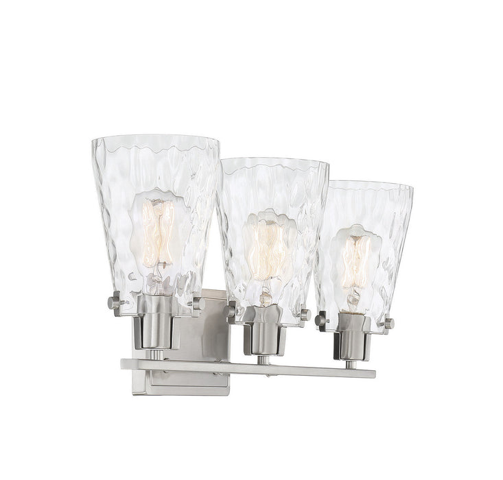Savoy House 8-4508-3-SN Three Light Bath Bar, Satin Nickel
