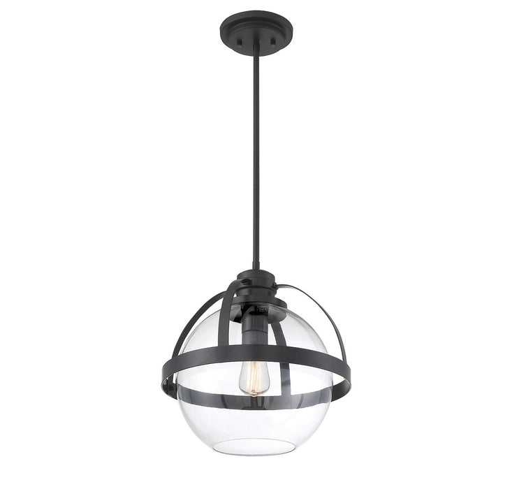 Savoy House 7-7201-1-89 One Light Pendant, Matte Black