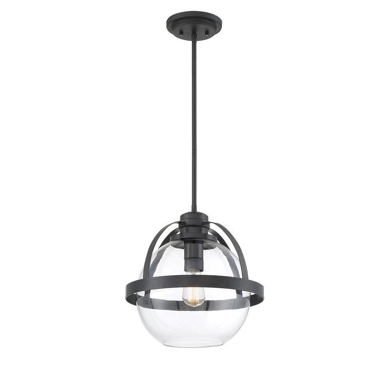 Savoy House 7-7201-1-89 One Light Pendant, Matte Black