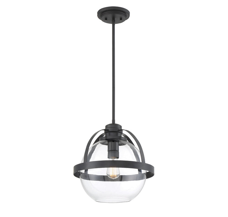 Savoy House 7-7201-1-89 One Light Pendant, Matte Black