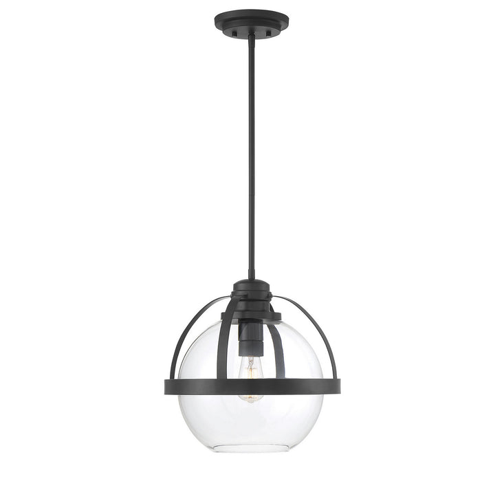 Savoy House 7-7201-1-89 One Light Pendant, Matte Black