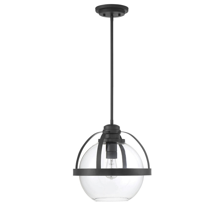 Savoy House 7-7201-1-89 One Light Pendant, Matte Black