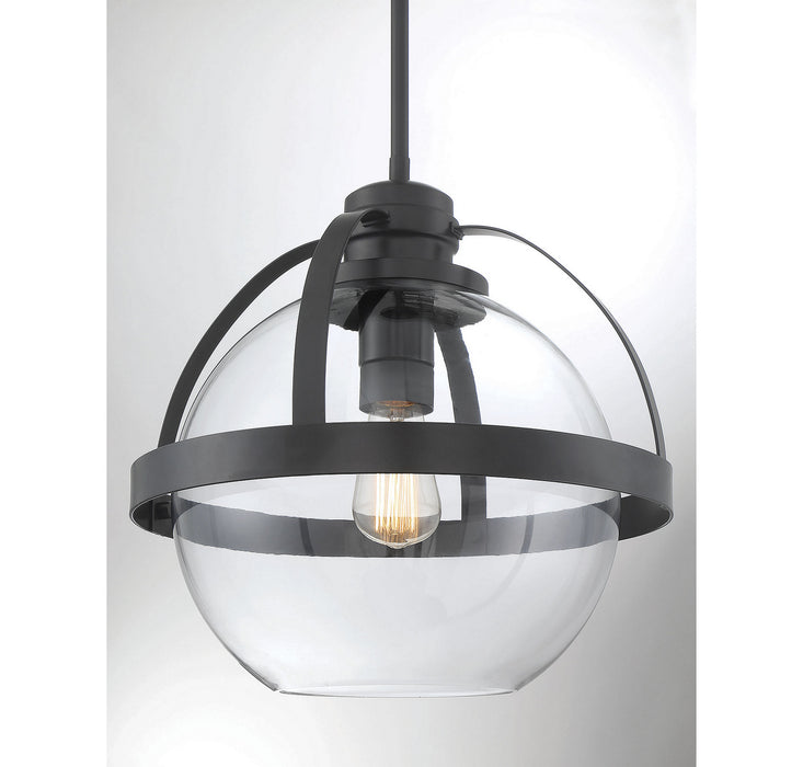 Savoy House 7-7201-1-89 One Light Pendant, Matte Black