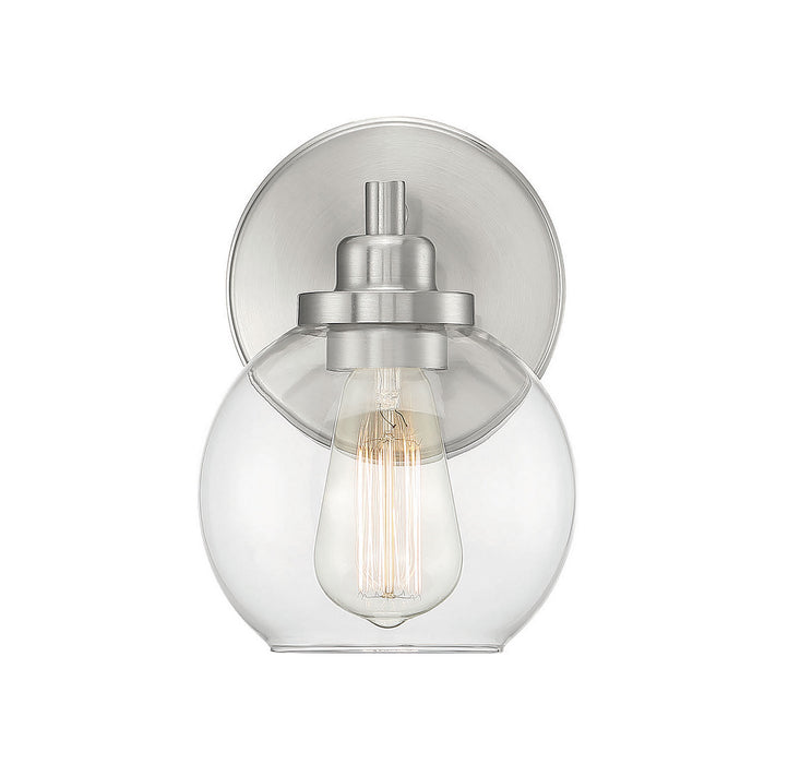 Savoy House 9-4050-1-SN One Light Bath, Satin Nickel