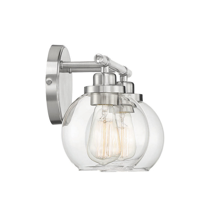 Savoy House 8-4050-2-SN Two Light Bath Bar, Satin Nickel