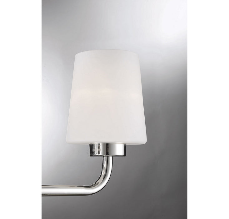 Savoy House 8-4090-3-109 Three Light Bath Bar, Polished Nickel