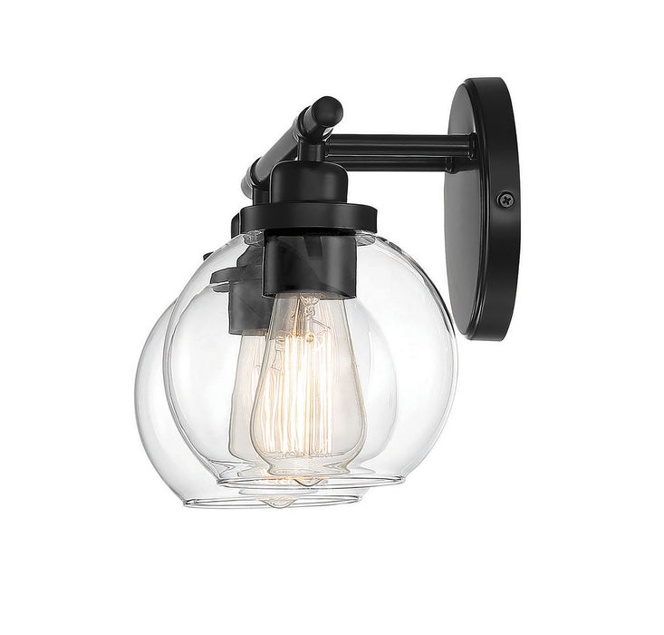 Savoy House 8-4050-2-BK Two Light Bath Bar, Matte Black