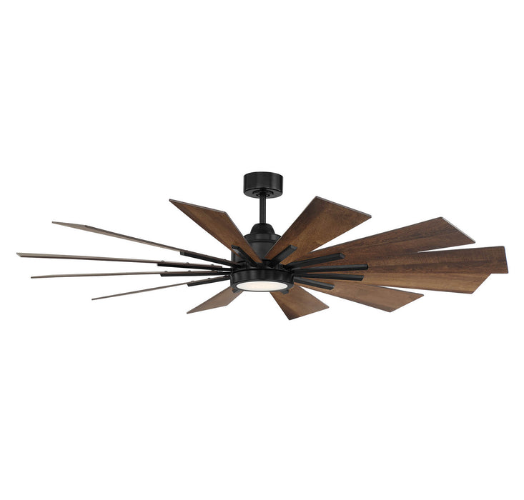 Meridian M2024MBK 60" Ceiling Fan, Matte Black