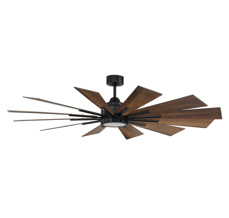 Meridian M2024MBK 60" Ceiling Fan, Matte Black